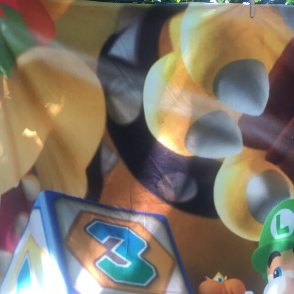 Nintendo Super Mario Princess Peach Luigi Full Size Duvet Cover L 90" x W 85" - Picture 9 of 11